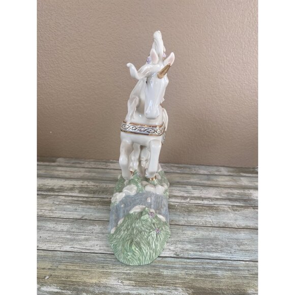Lenox Leap of the Unicorn Figurine 2005 Fine Ivory China Fantasy Statue - Picture 5 of 16